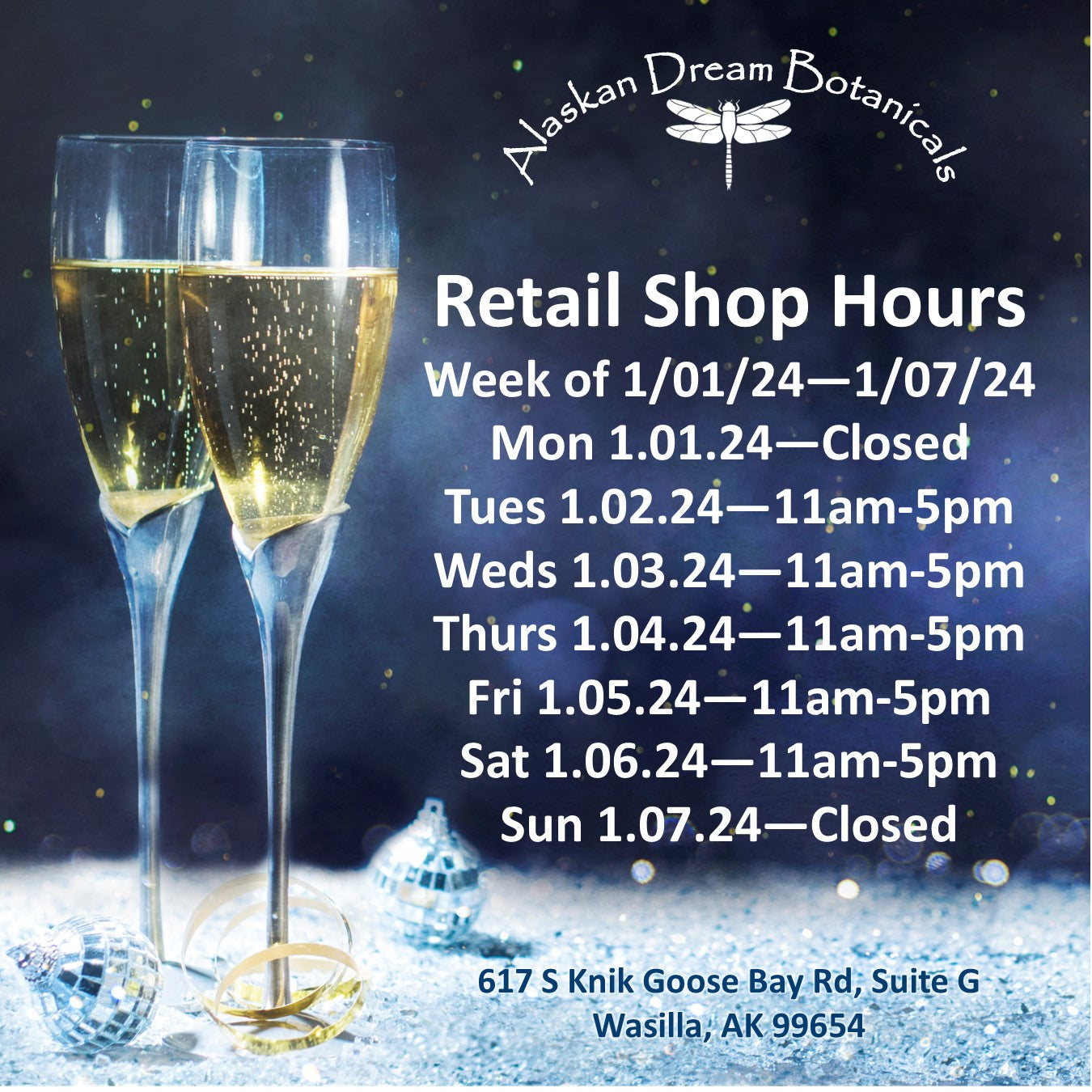 Wasilla Retail Store Hours Alaskan Dream Botanicals