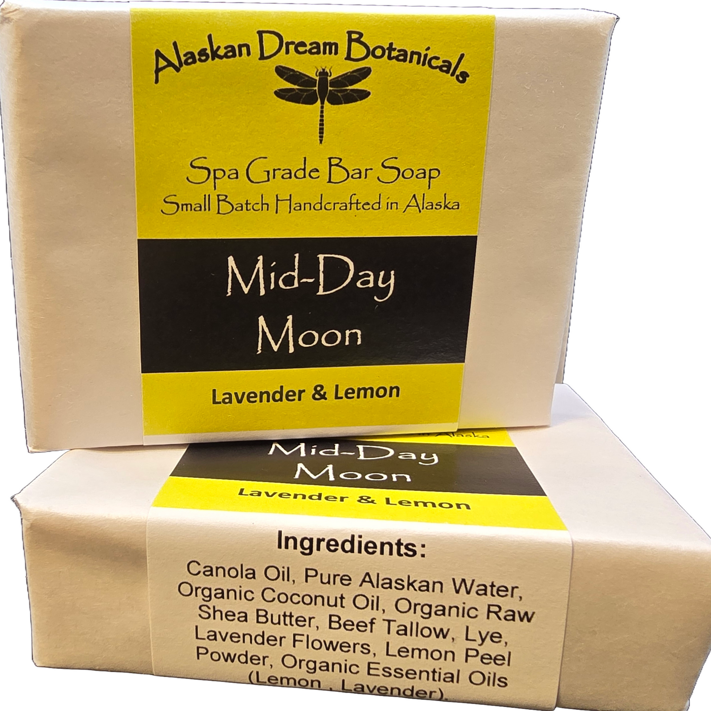 Mid-Day Moon Spa Grade Bar Soap - Alaskan Dream Botanicals