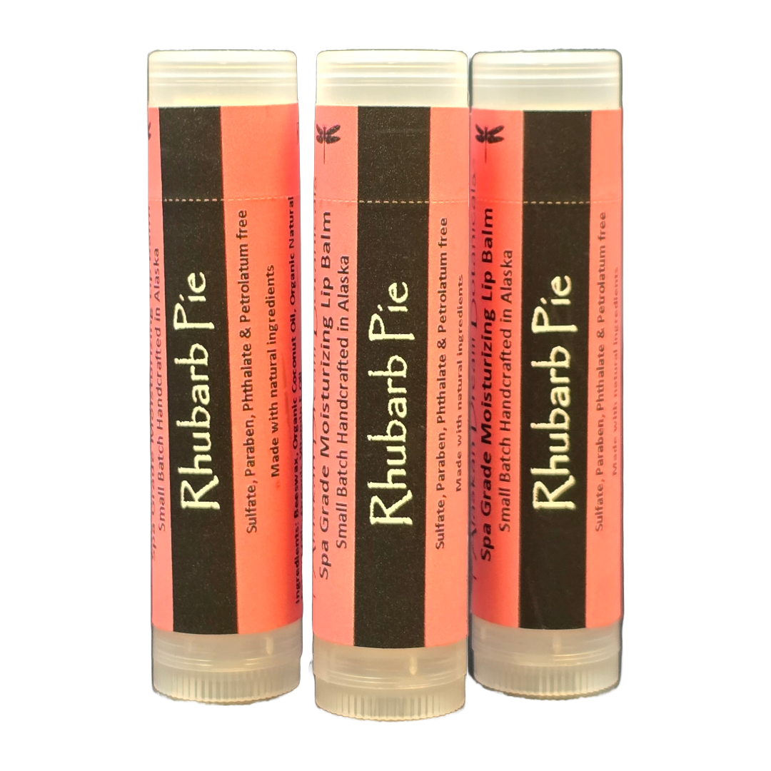 Rhubarb Pie Lip Balm - Alaskan Dream Botanicals