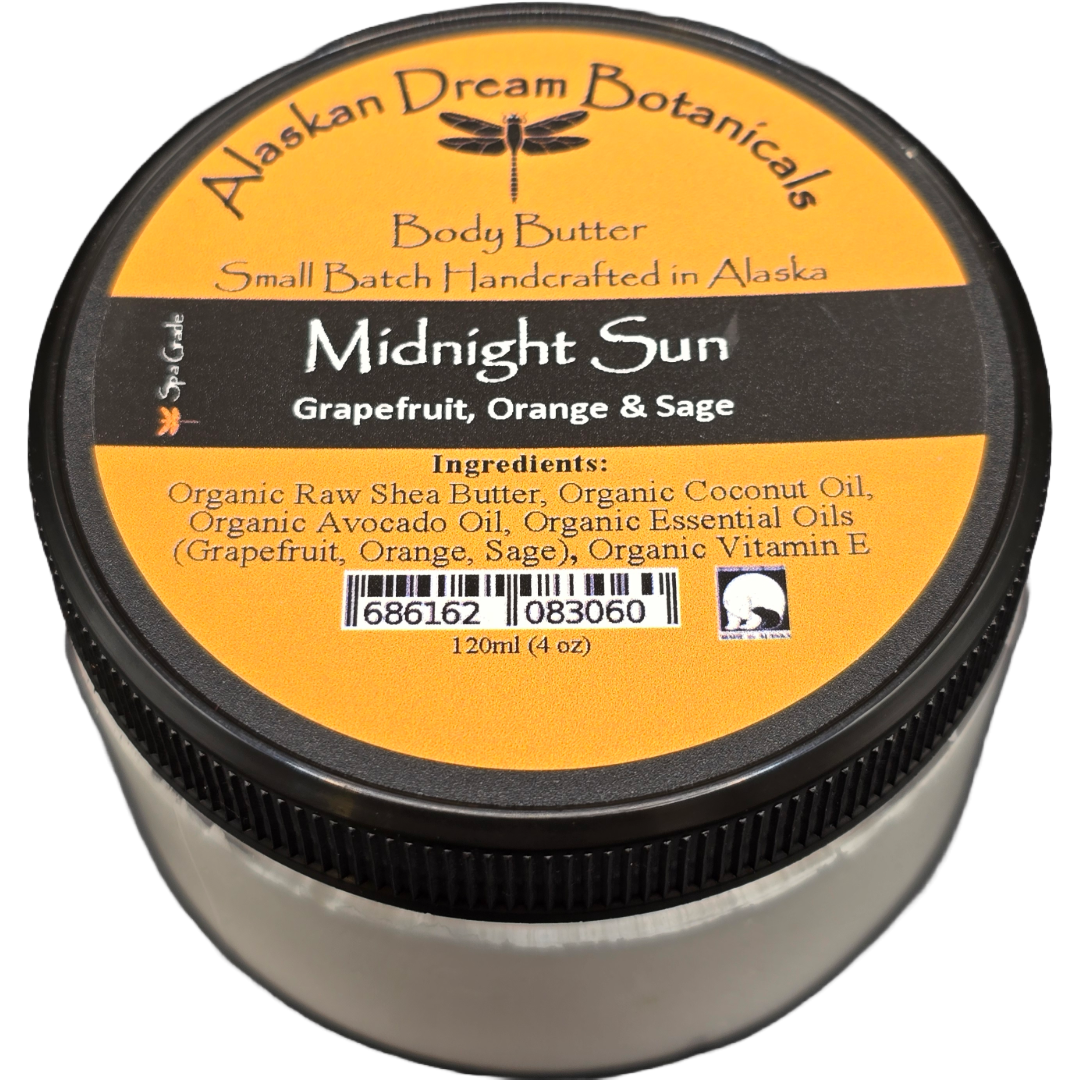 Midnight Sun Spa Grade Body Butter - Alaskan Dream Botanicals