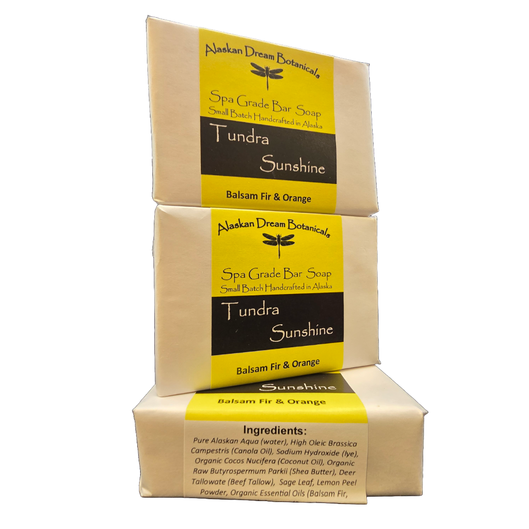 Tundra Sunshine Spa Grade Bar Soap - Alaskan Dream Botanicals