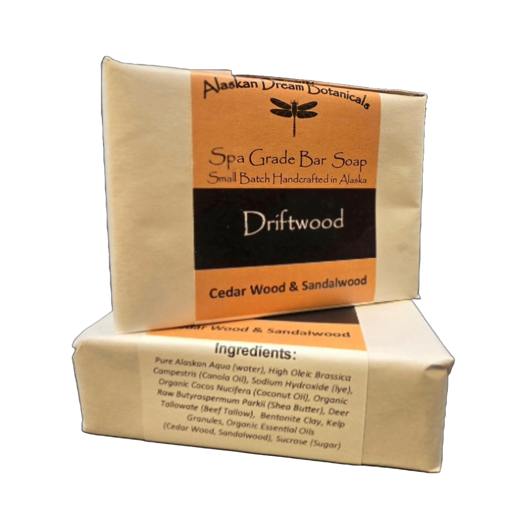 Driftwood Spa Grade Bar Soap - Alaskan Dream Botanicals