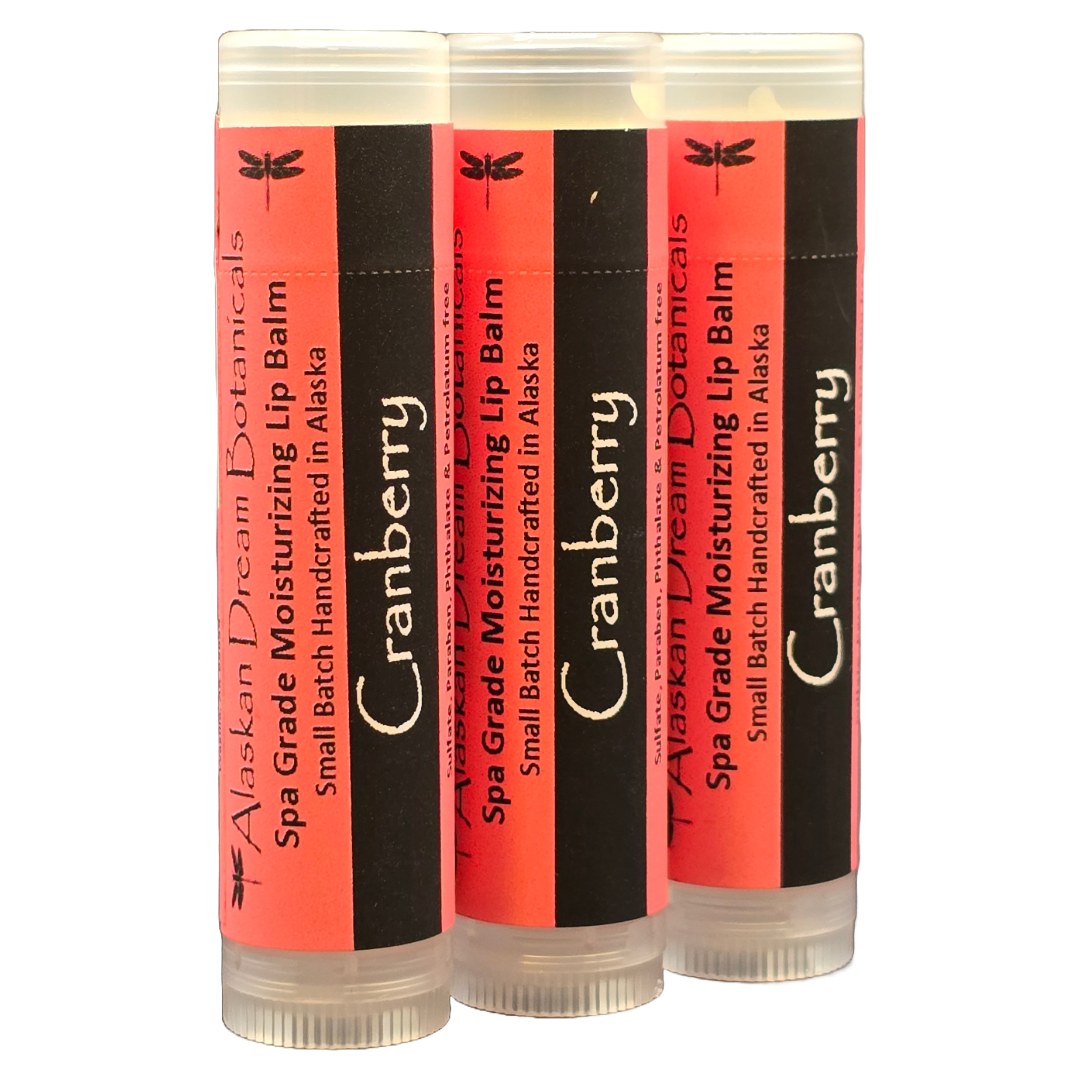 Cranberry Lip Balm - Alaskan Dream Botanicals