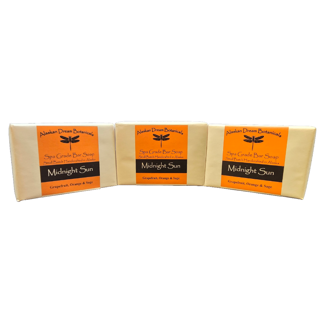 Midnight Sun Spa Grade Bar Soap - Alaskan Dream Botanicals