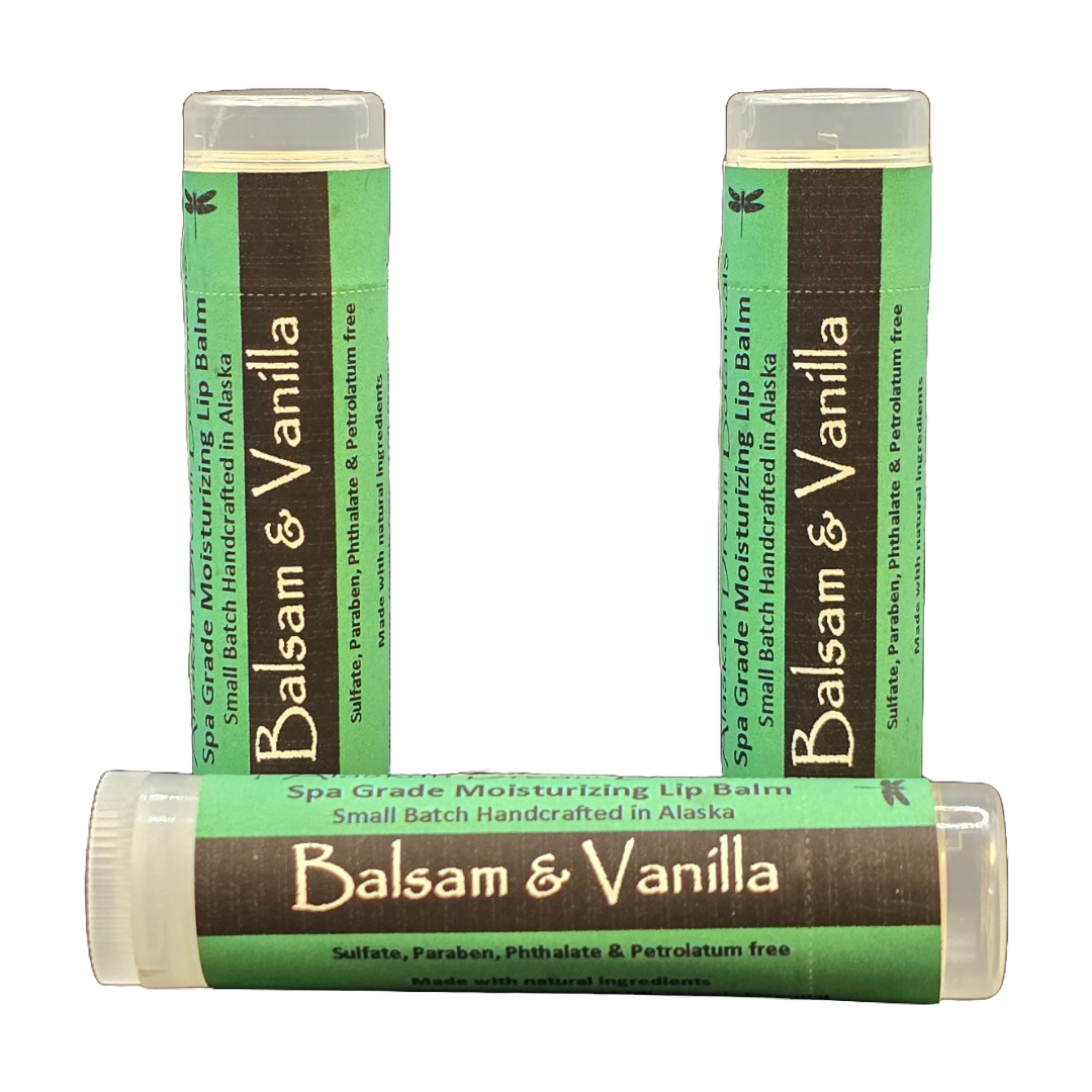 Balsam & Vanilla Lip Balm - Alaskan Dream Botanicals