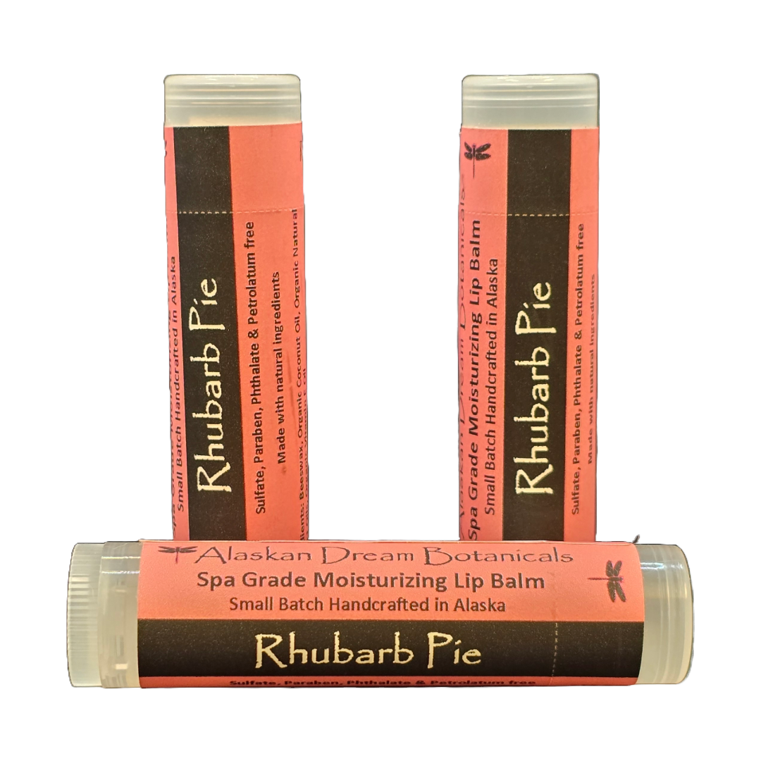 Rhubarb Pie Lip Balm - Alaskan Dream Botanicals