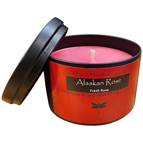 Alaskan Rose Candle - 7.5oz Tin