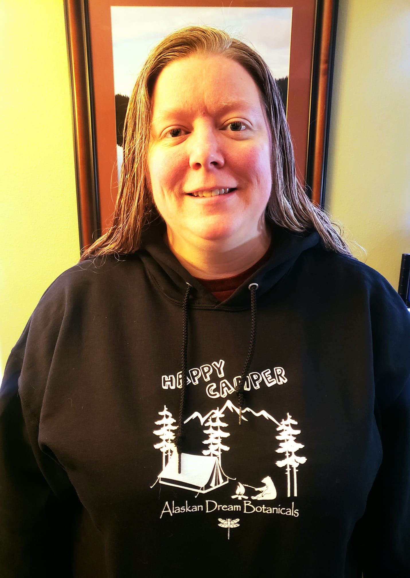 Happy Camper Hooded Sweatshirt - Alaskan Dream Botanicals