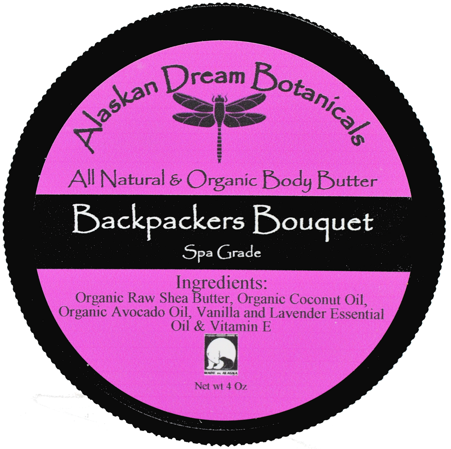 Backpackers Bouquet Spa Grade Body Butter - Alaskan Dream Botanicals