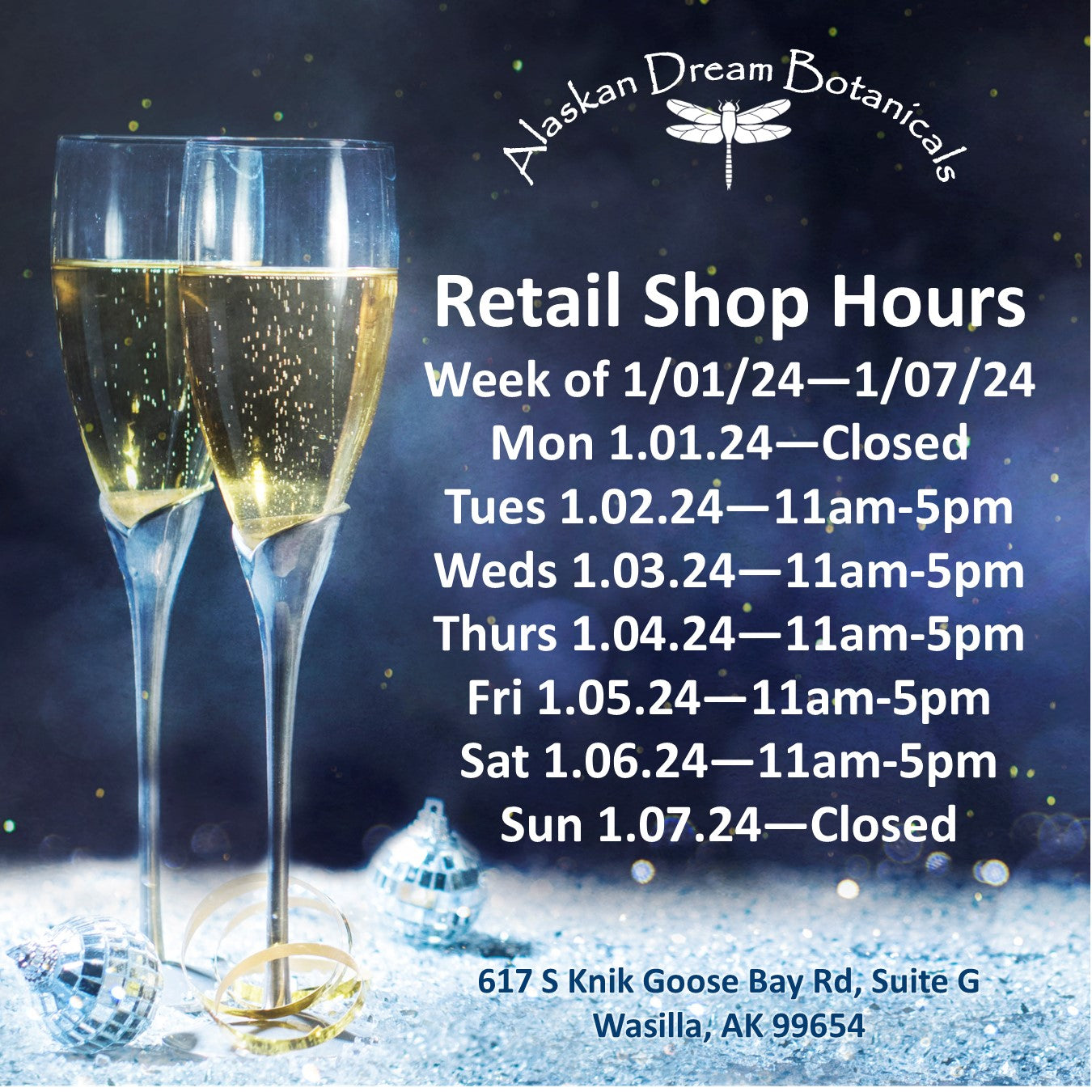 Wasilla Retail Store Hours