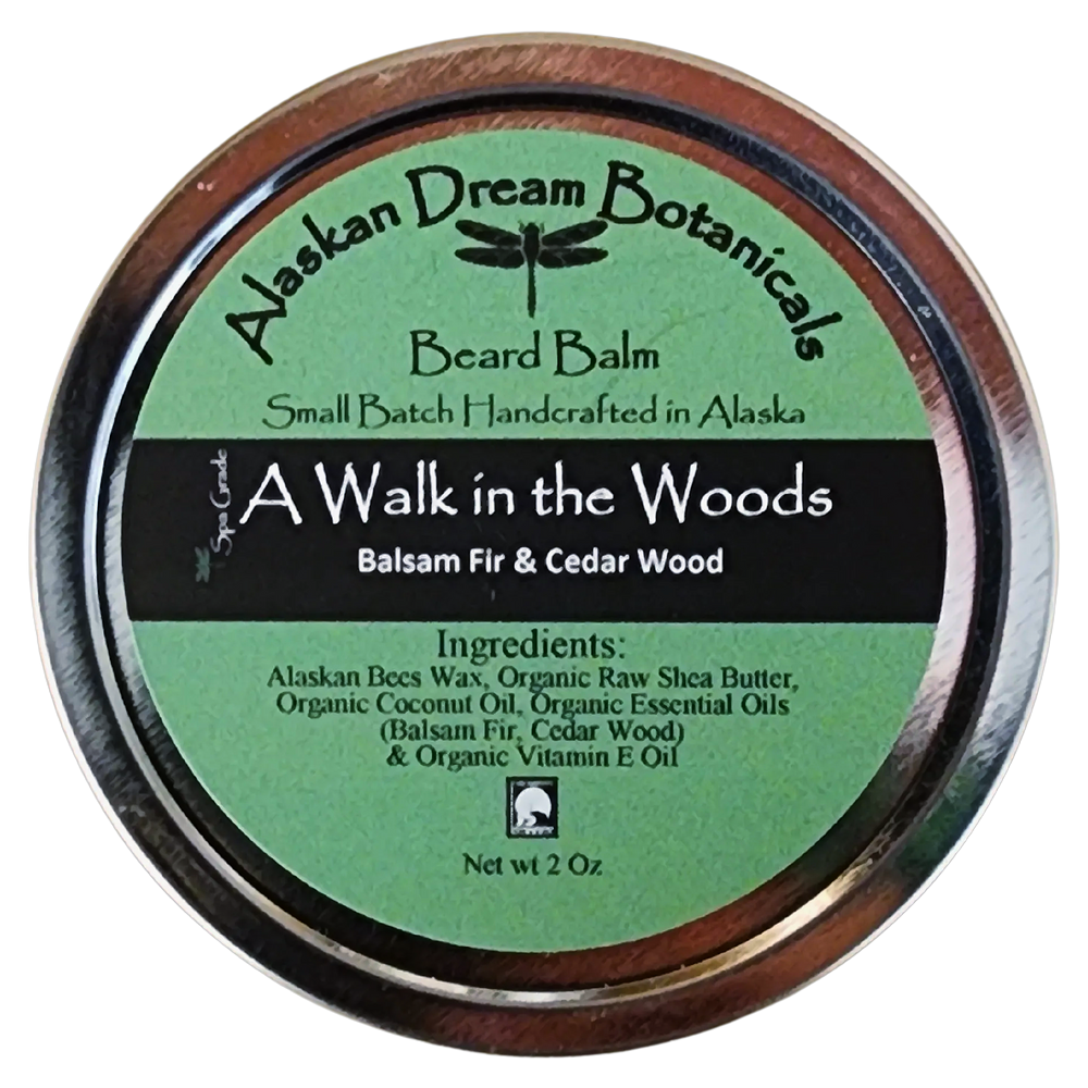 A Walk in the Woods Spa Grade Beard Balm - Alaskan Dream Botanicals