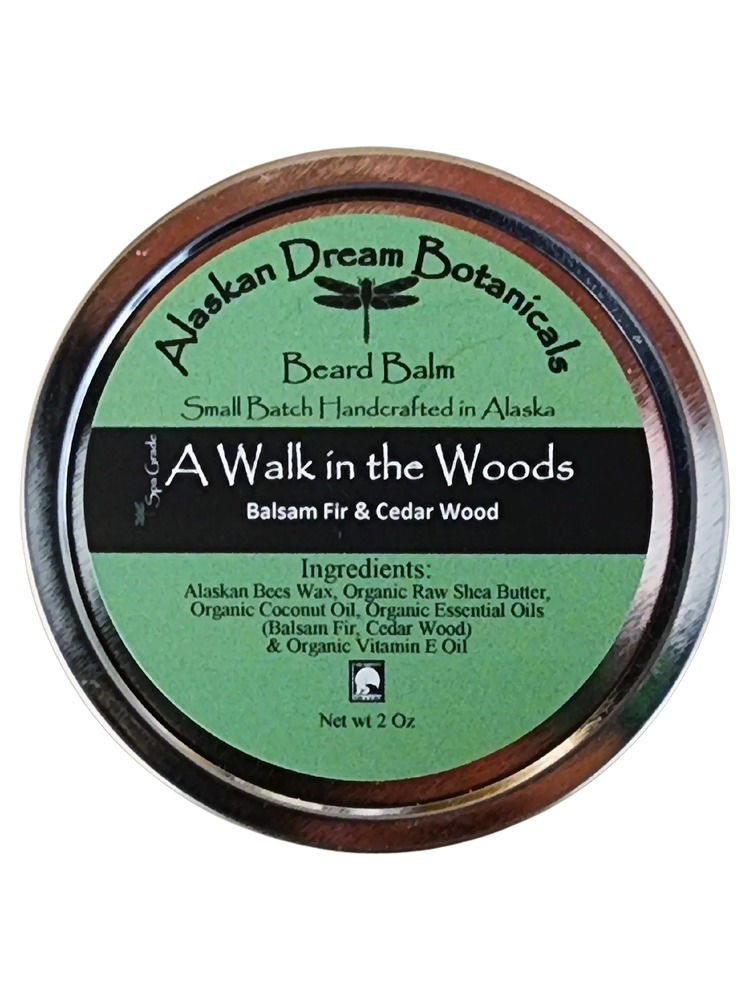 A Walk in the Woods Spa Grade Beard Balm - Alaskan Dream Botanicals