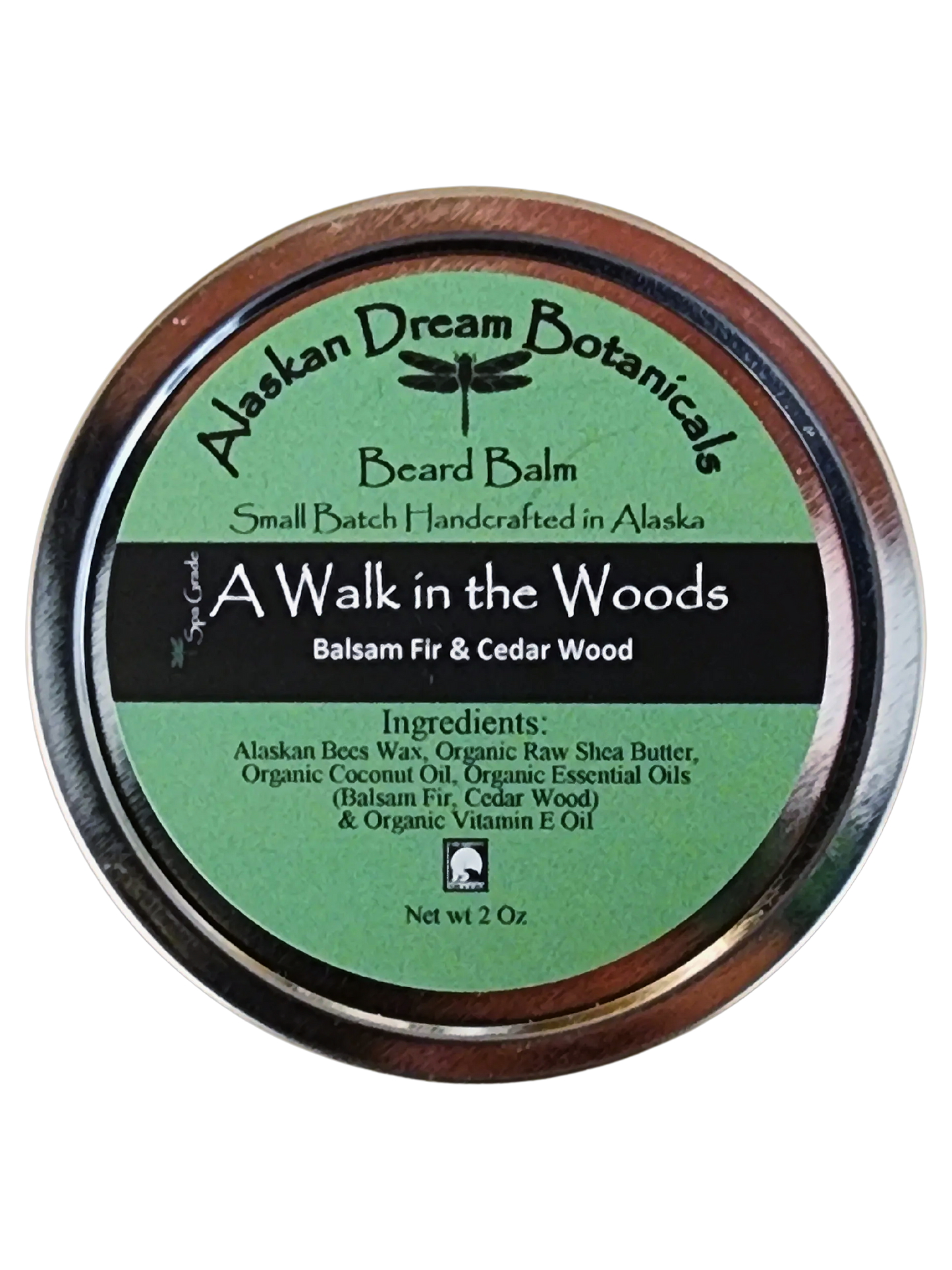 A Walk in the Woods Spa Grade Beard Balm - Alaskan Dream Botanicals