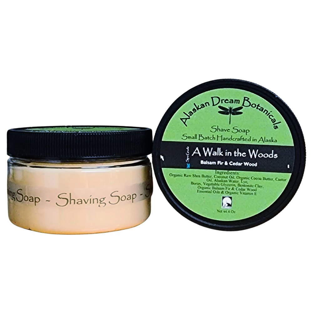 
                      
                        A Walk in the Woods Spa Grade Shaving Soap - Alaskan Dream Botanicals
                      
                    