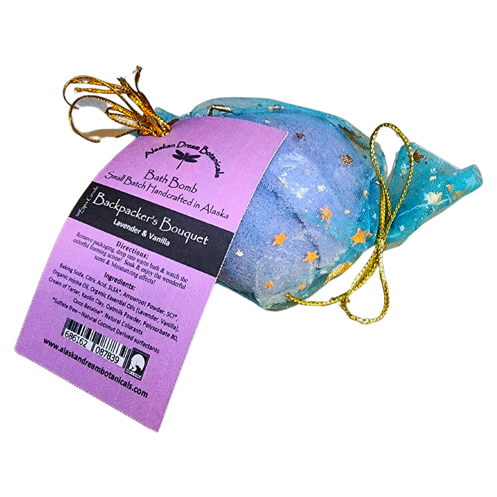 Backpacker's Bouquet Spa Grade Bath Bomb