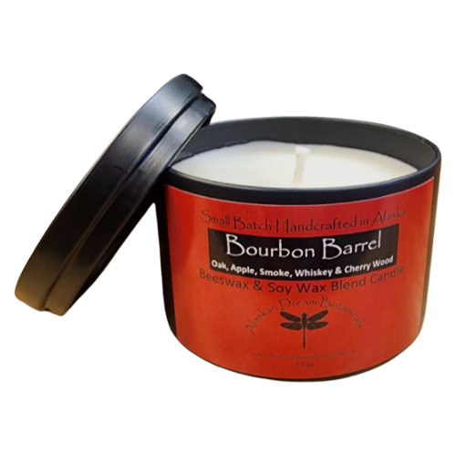Bourbon Barrel Candle - 7.5oz Tin