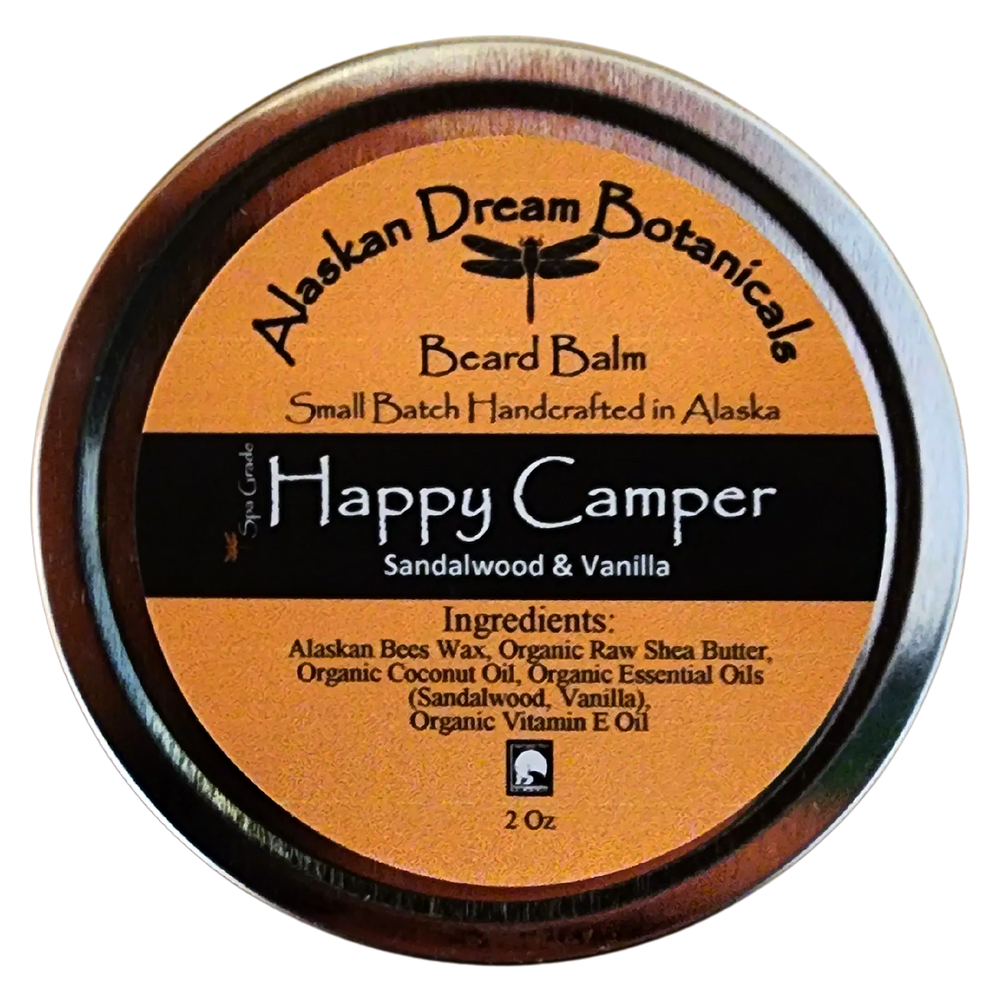 Happy Camper Spa Grade Beard Balm - Alaskan Dream Botanicals