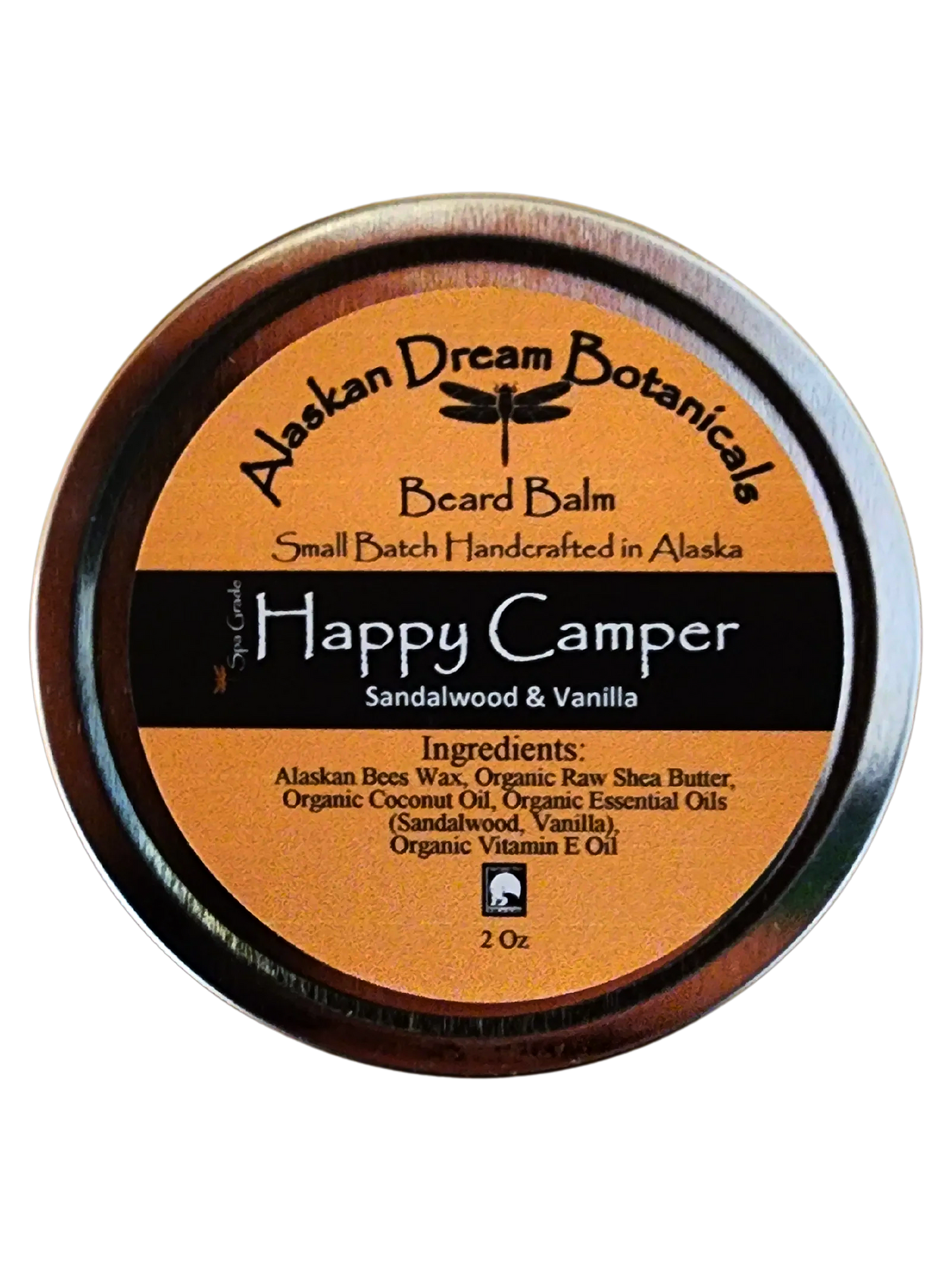 Happy Camper Spa Grade Beard Balm - Alaskan Dream Botanicals