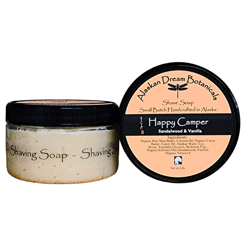 Happy Camper Spa Grade Shaving  Soap - Alaskan Dream Botanicals