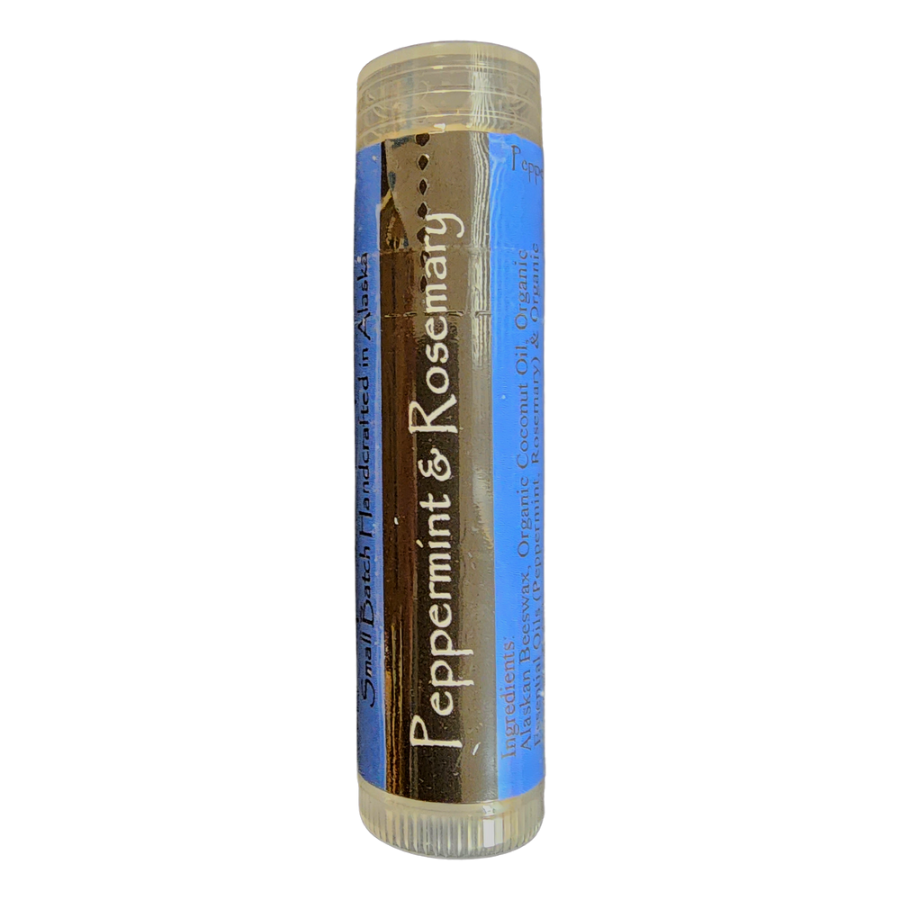 Peppermint & Rosemary Spa Grade Lip Balm - Alaskan Dream Botanicals