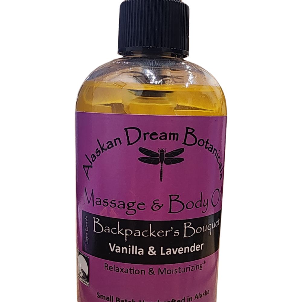 Backpacker's Bouquet - 8oz Massage & Body Oil