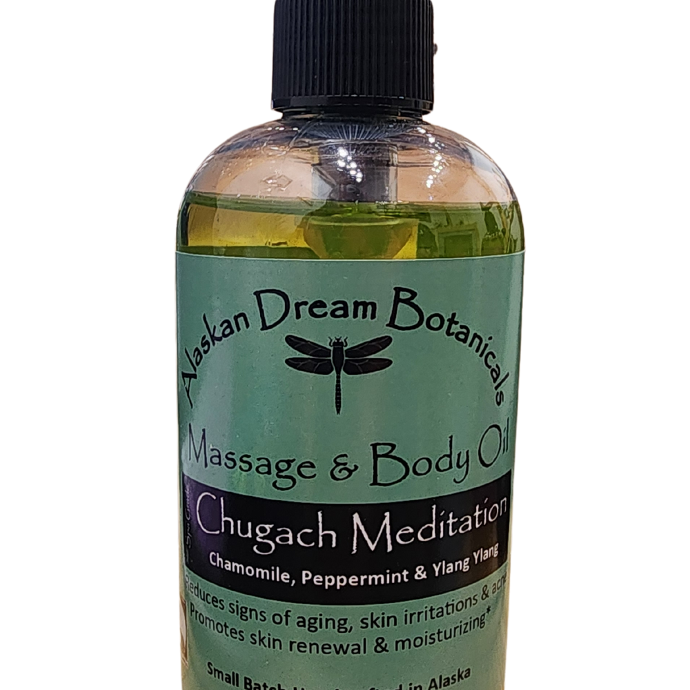 Chugach Meditation - 8oz Massage & Body Oil