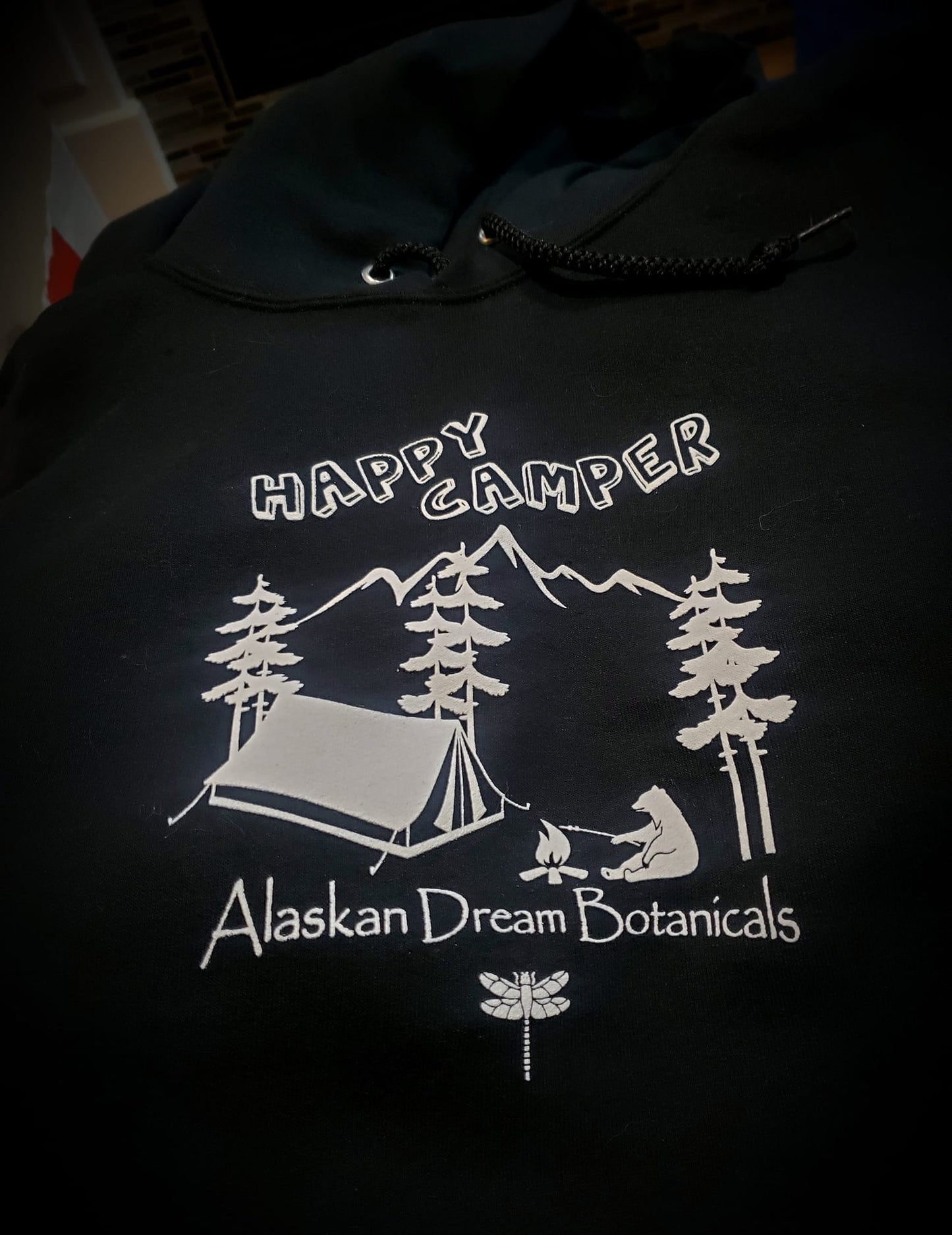 Happy Camper Hooded Sweatshirt - Alaskan Dream Botanicals