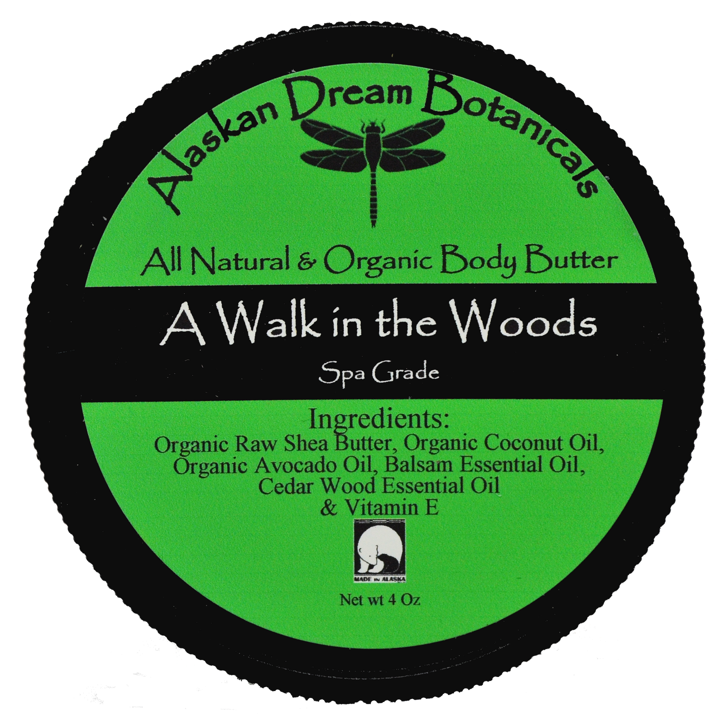 A Walk in the Woods Spa Grade Body Butter - Alaskan Dream Botanicals