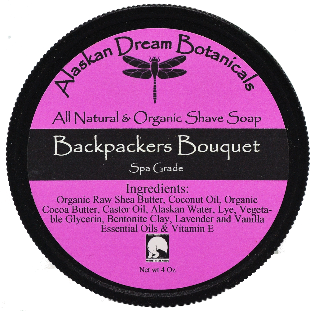 Backpackers Bouquet Shaving Soap - Alaskan Dream Botanicals