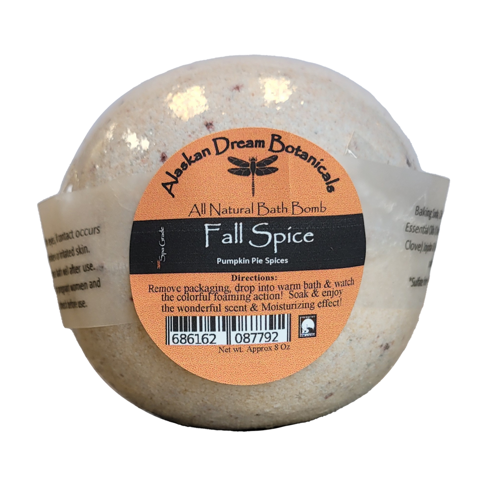 Fall Spice Spa Grade Bath Bomb