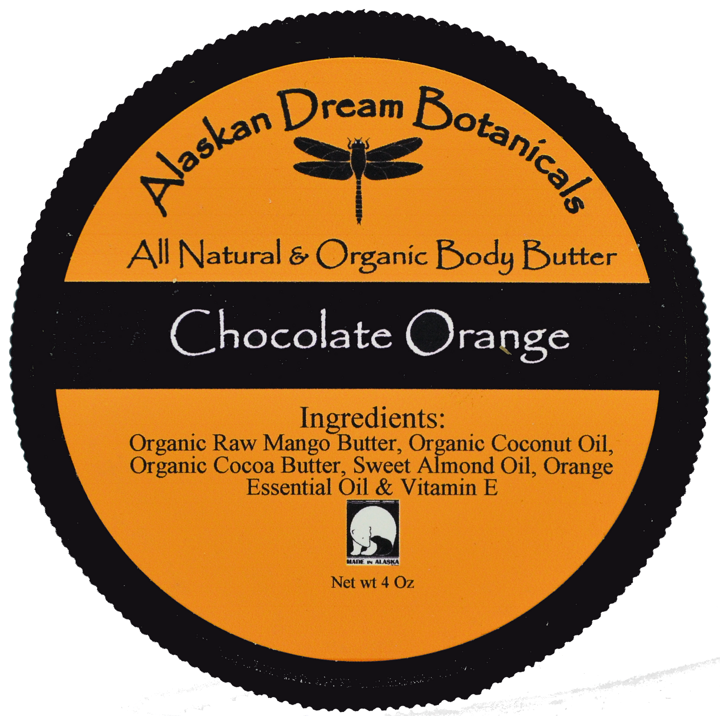 Chocolate Orange Spa Grade Body Butter - Alaskan Dream Botanicals