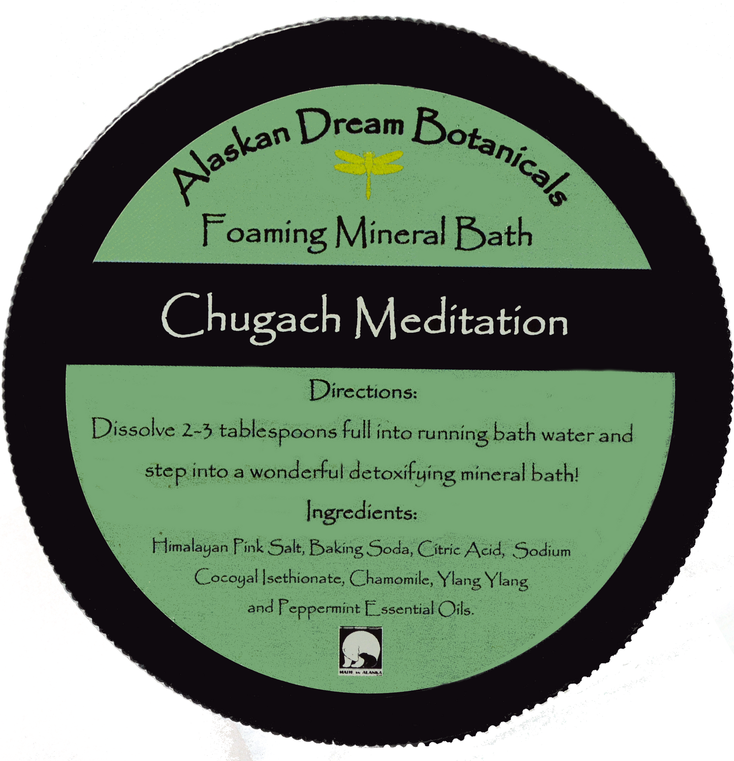 Chugach Meditation Spa Grade Foaming Mineral Bath - Alaskan Dream Botanicals