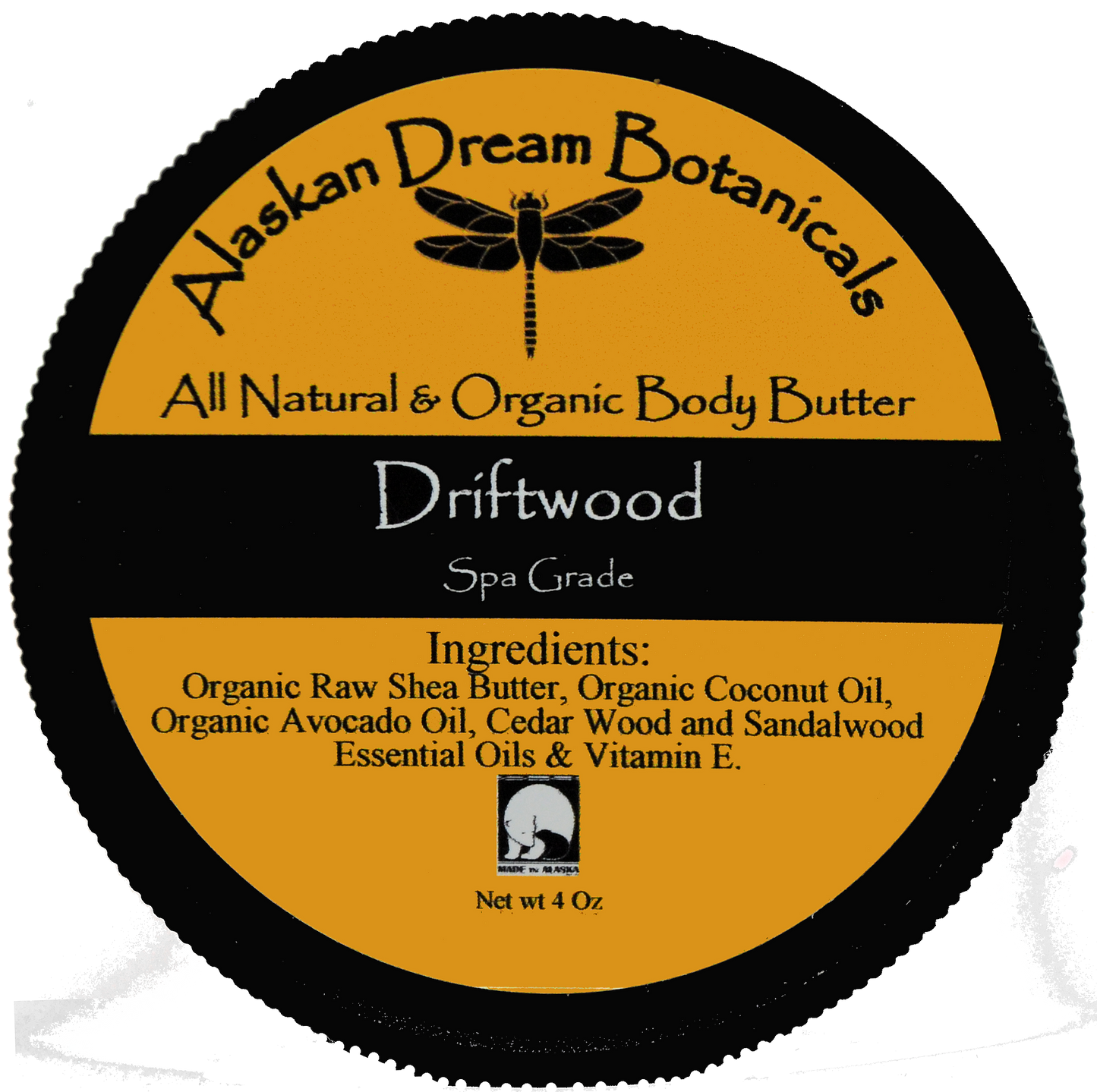 Driftwood Spa Grade Body Butter - Alaskan Dream Botanicals