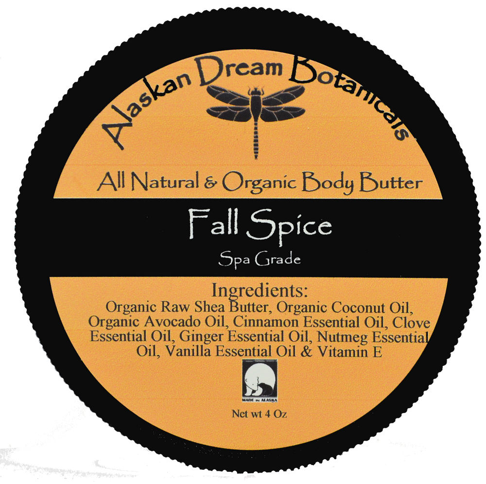 Fall Spice Spa Grade Body Butter - Alaskan Dream Botanicals