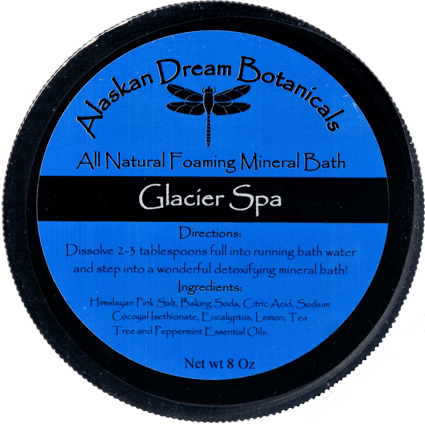 Glacier Spa (Spa Grade) Foaming Mineral Bath - Alaskan Dream Botanicals