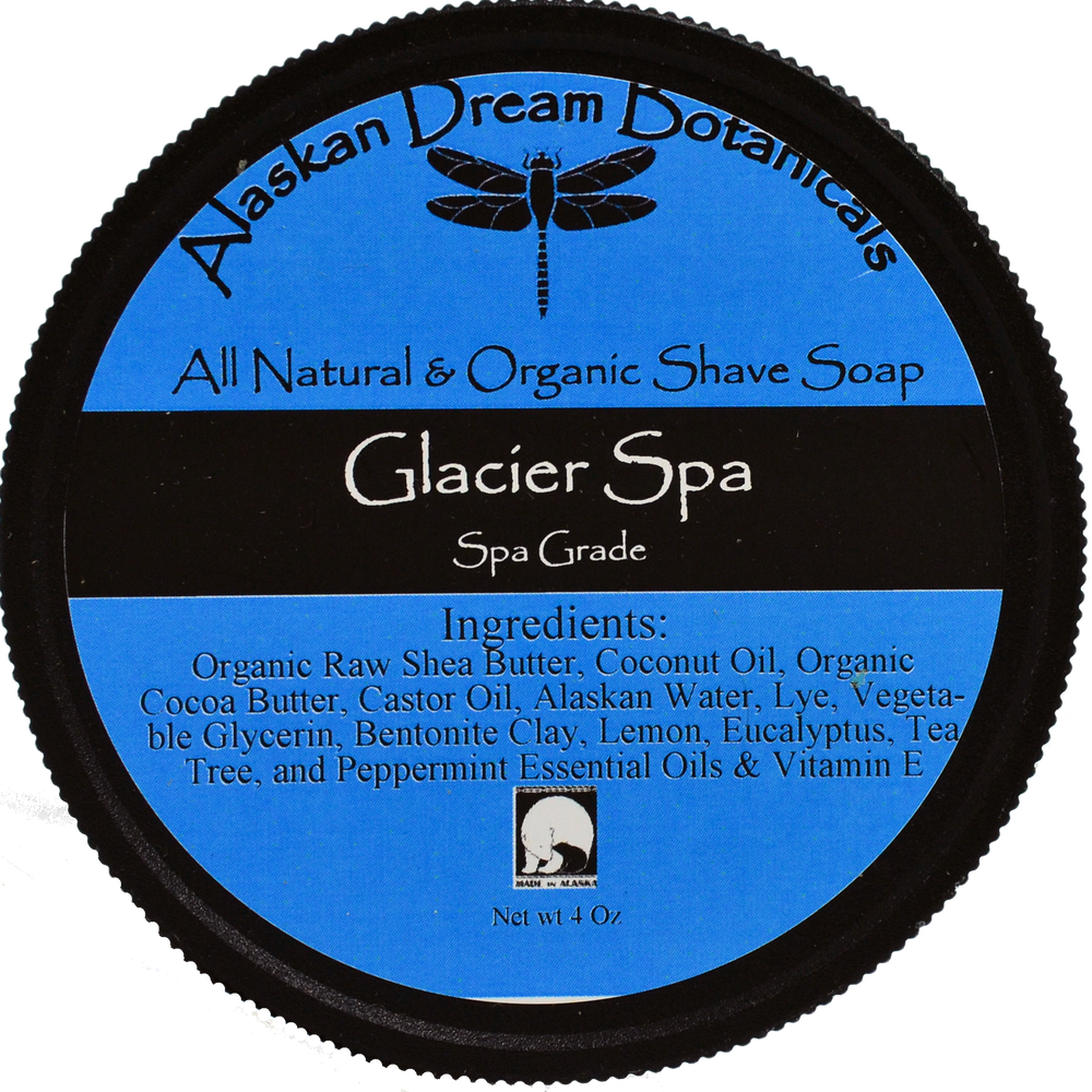 Glacier Spa Spa Grade Shaving Cream Soap - Alaskan Dream Botanicals