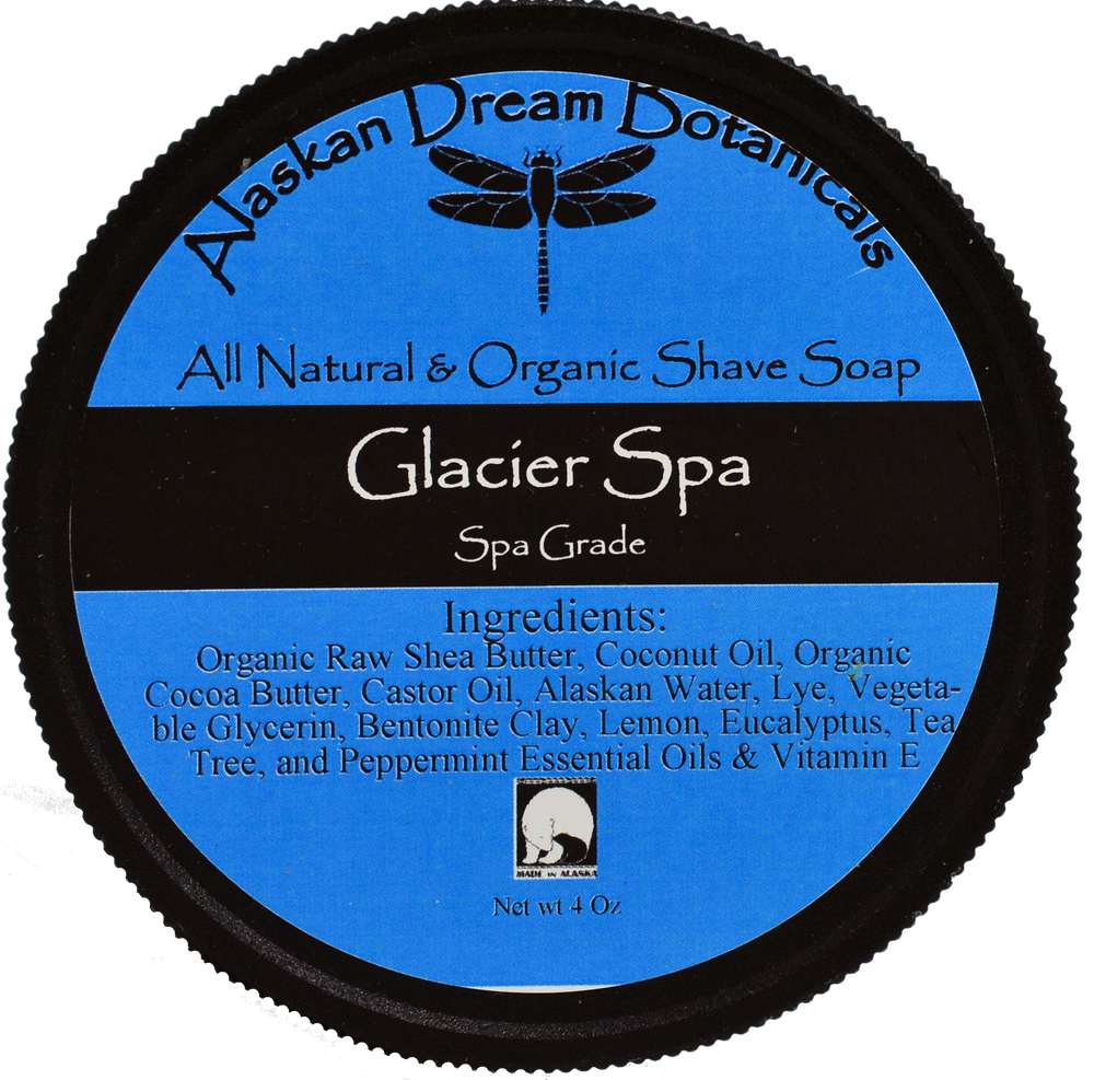 Glacier Spa Spa Grade Shaving Cream Soap - Alaskan Dream Botanicals