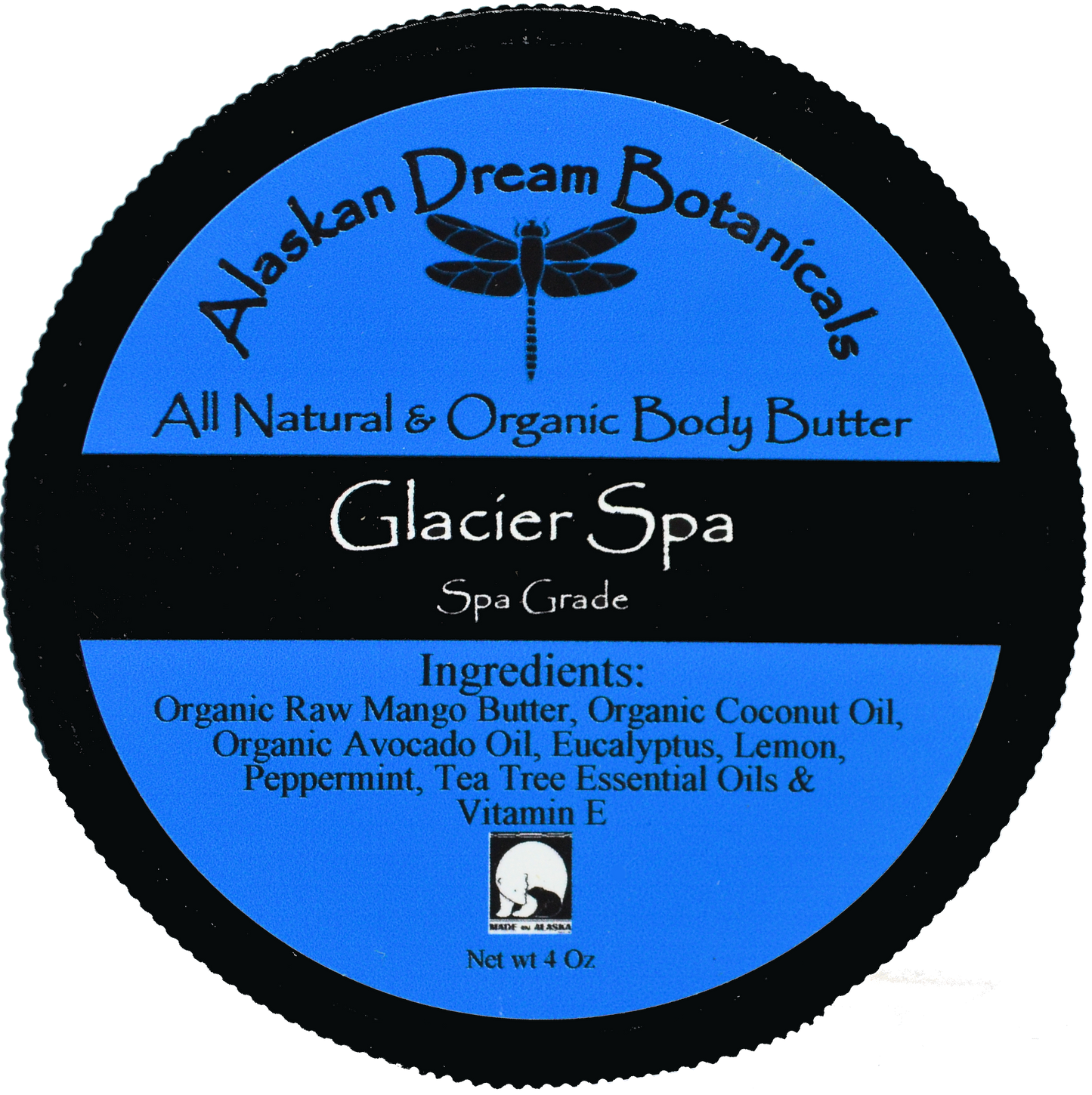 Glacier Spa (Spa Grade) Body Butter - Alaskan Dream Botanicals