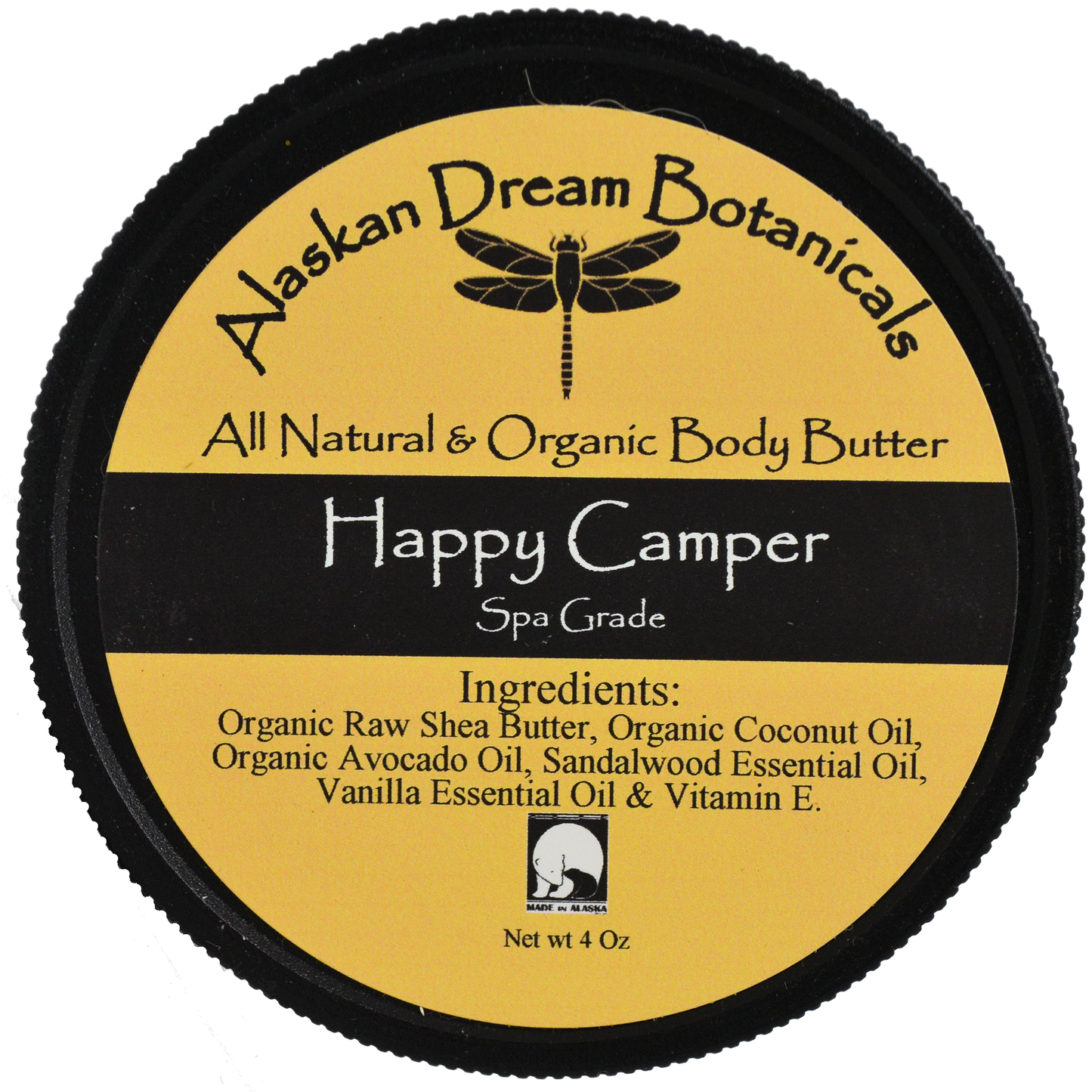 Happy Camper Spa Grade Body Butter - Alaskan Dream Botanicals