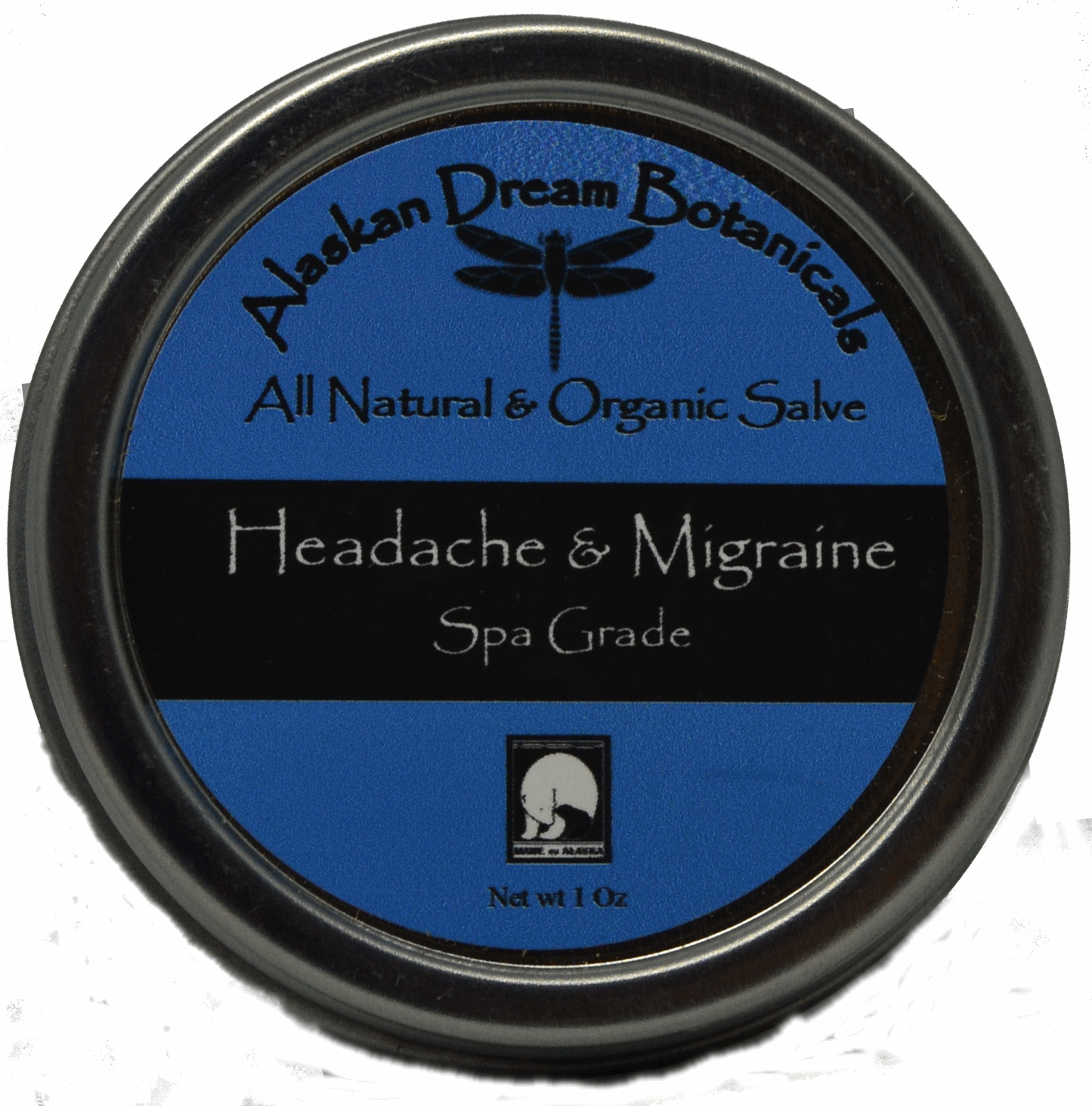 Headache Pain Relief Spa Grade Salve - Alaskan Dream Botanicals