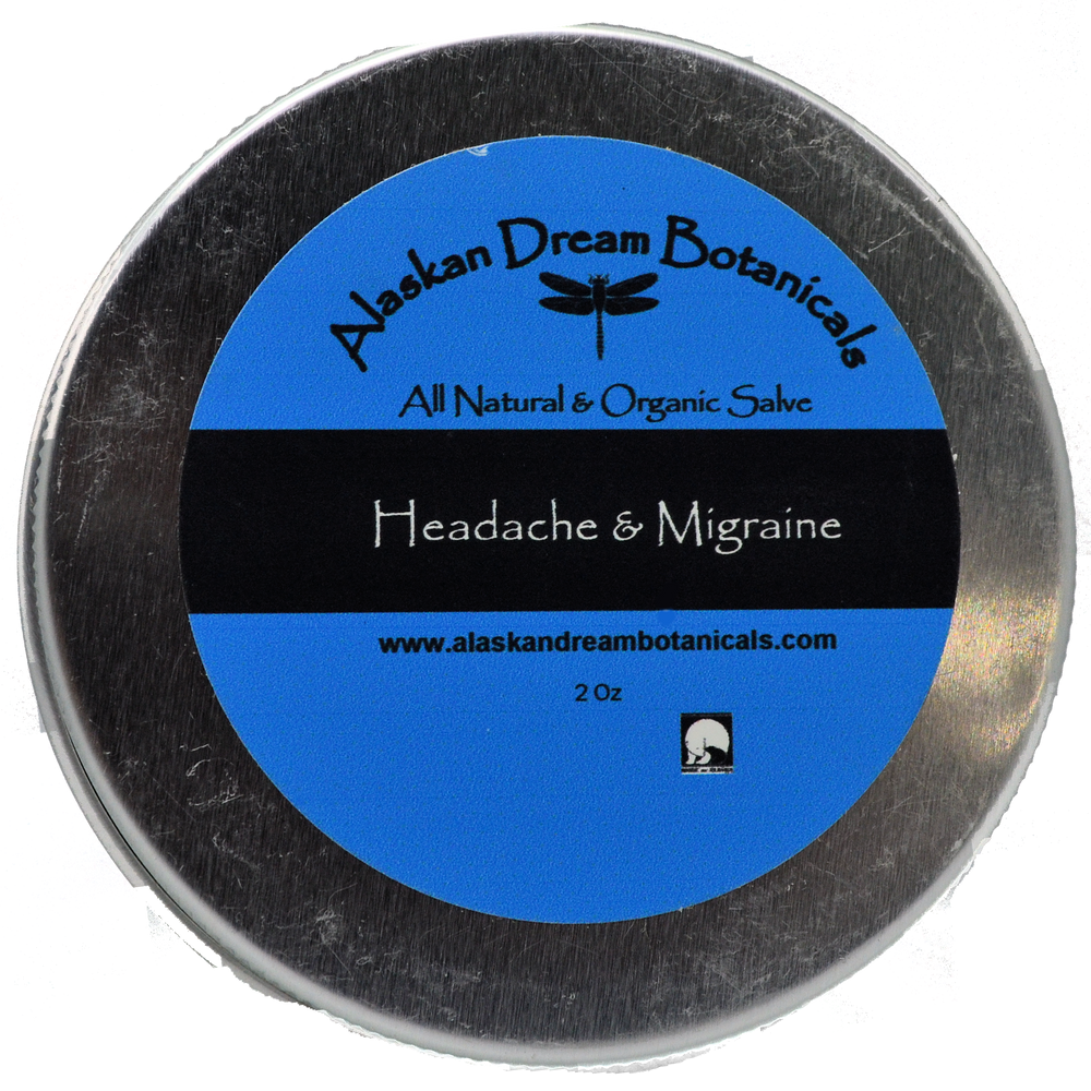 
                  
                    Headache Pain Relief Spa Grade Salve - Alaskan Dream Botanicals
                  
                