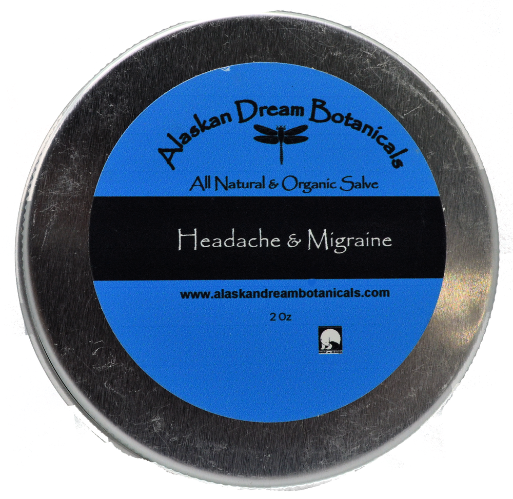 
                  
                    Headache Pain Relief Spa Grade Salve - Alaskan Dream Botanicals
                  
                