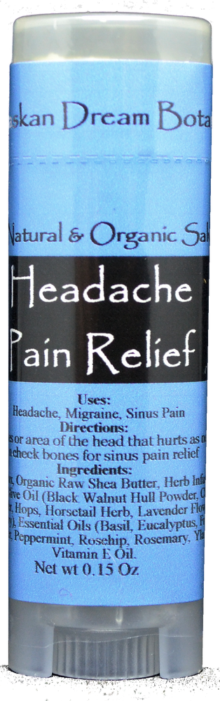 
                  
                    Headache Pain Relief Spa Grade Salve - Alaskan Dream Botanicals
                  
                