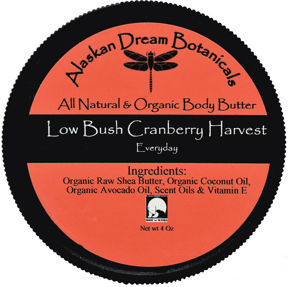 Low Bush Cranberry Everyday Body Butter - Alaskan Dream Botanicals