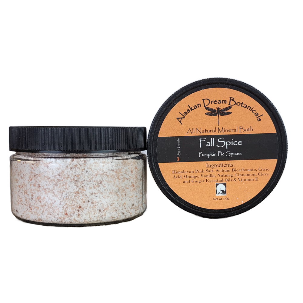 Fall Spice Spa Grade Mineral Bath - Alaskan Dream Botanicals