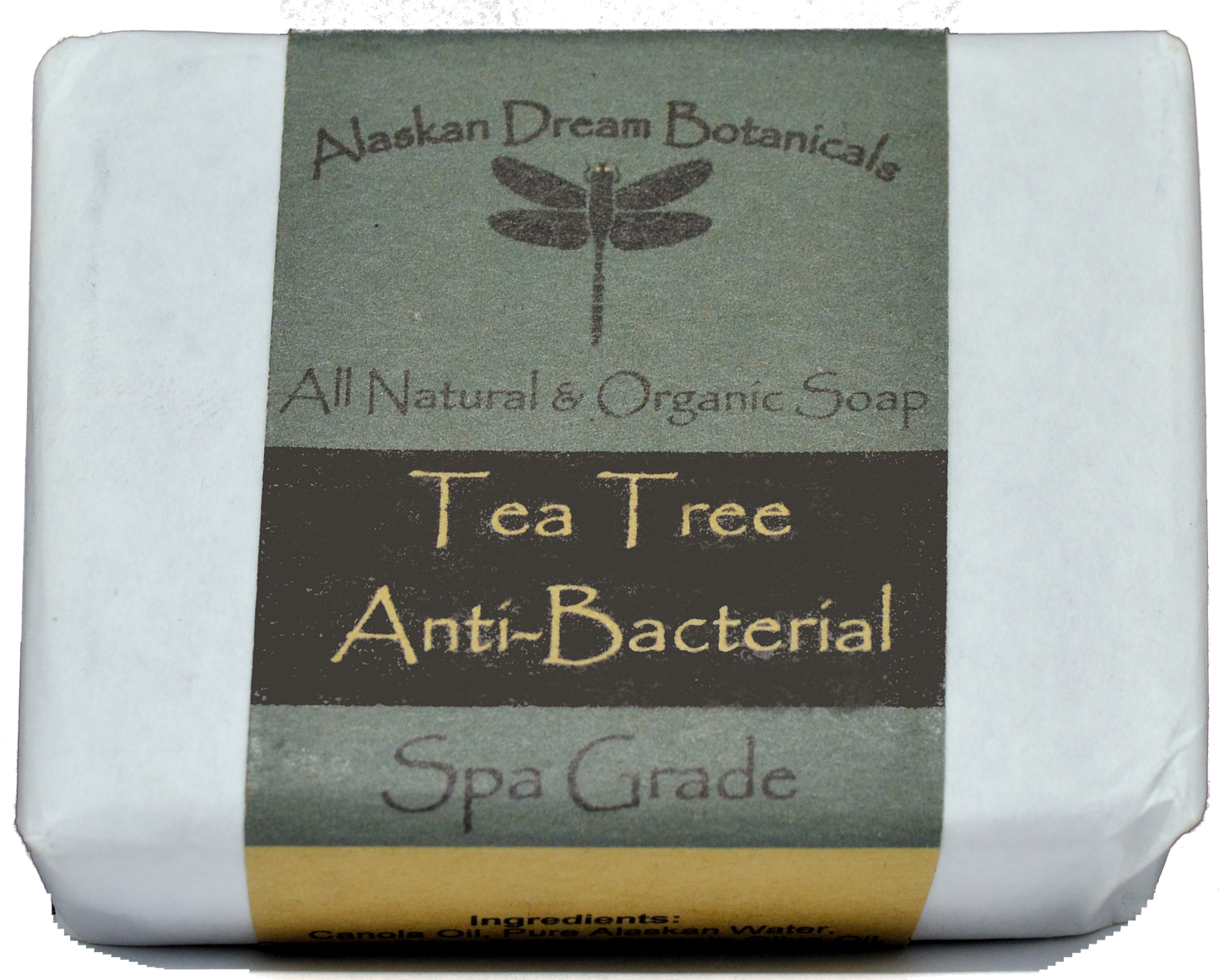 Tea Tree Antibacterial Spa Grade Bar Soap - Alaskan Dream Botanicals