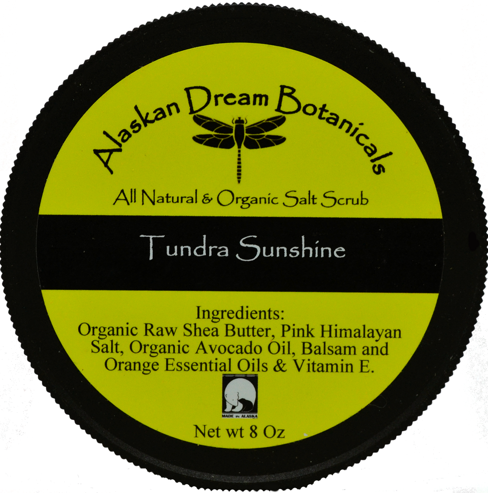 Tundra Sunshine Pink Himalayan Salt Scrub - Alaskan Dream Botanicals