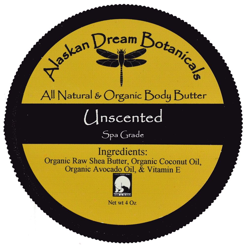 Unscented Shea Body Butter - Alaskan Dream Botanicals